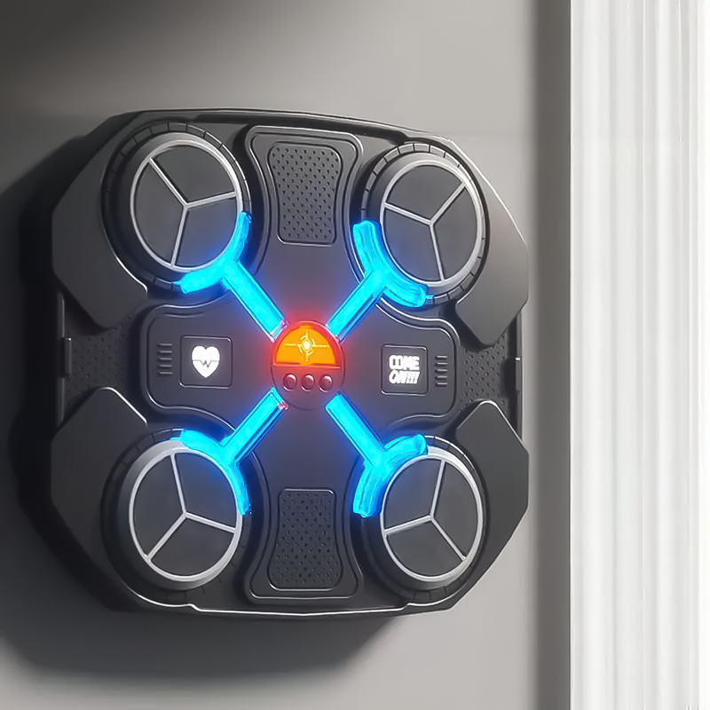 Maquina De Boxeo Musical Bluetooth Con Guantes Para Niños
