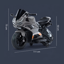 Moto Electrica para Niños Grandes KQT-V8 + Luces