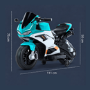 Moto Electrica para Niños Grandes KQT-V8 + Luces