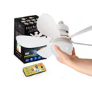 Foco LED Ventilador de Techo Control Remoto Luz Cálida Fría 40W 3 velocidades