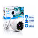 Camara IP Wifi Ezviz H3C 2k 360° Audio Bidireccional Zoom Alexa Seguridad Exterior