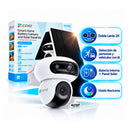 Camara IP Wifi Ezviz HB90 2k 360° Panel Solar Zoom Alexa Seguridad Exterior