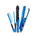 Trio Plancha Alisador Nano Rizador Ondulador Peineta Tenaza