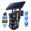 Camara Ip Ultrabyte Solar WIFI Doble Lente Zoom Optico 36X Alarma Vision Nocturna RBX-SD6036