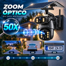 Camara Ip Ultrabyte Solar WIFI Doble Lente Zoom Optico 50X Alarma Vision Nocturna Q6MAX-50X-WIFI