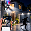 Camara Ip Ultrabyte WIFI Doble Lente Zoom Optico 36X Alarma Vision Nocturna B3