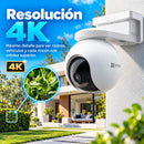 Camara IP Chip 4G WIFI Ezviz EB8 4K 360° Panel Solar Zoom Seguridad Exterior