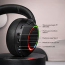 Audifonos Inalambricos Bluetooth Diadema Gamer L800 Con Microfono Luz Rgb Aux 3.5mm Para Xbox Pc Ps4