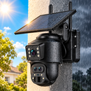 Camara Ip Solar Chip 4G Doble Lente Zoom Optico 15X Alarma Vision Nocturna T6