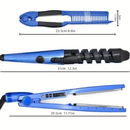 Trio Plancha Alisador Nano Rizador Ondulador Peineta Tenaza