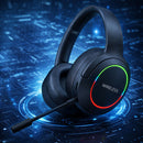 Audifonos Inalambricos Bluetooth Diadema Gamer L800 Con Microfono Luz Rgb Aux 3.5mm Para Xbox Pc Ps4