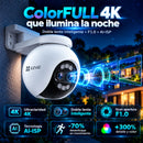 Camara IP Wifi Ezviz H80X 4k 360° Audio Bidireccional Zoom Alexa Seguridad Exterior