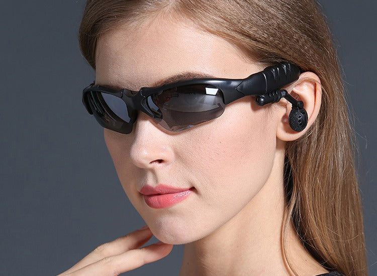 Lentes de Sol Auriculares Bluetooth con Microfono Unisex