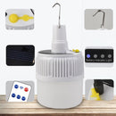 Foco Lampara Luz Led Recargable Solar Usb Portatil Exterior Colgable