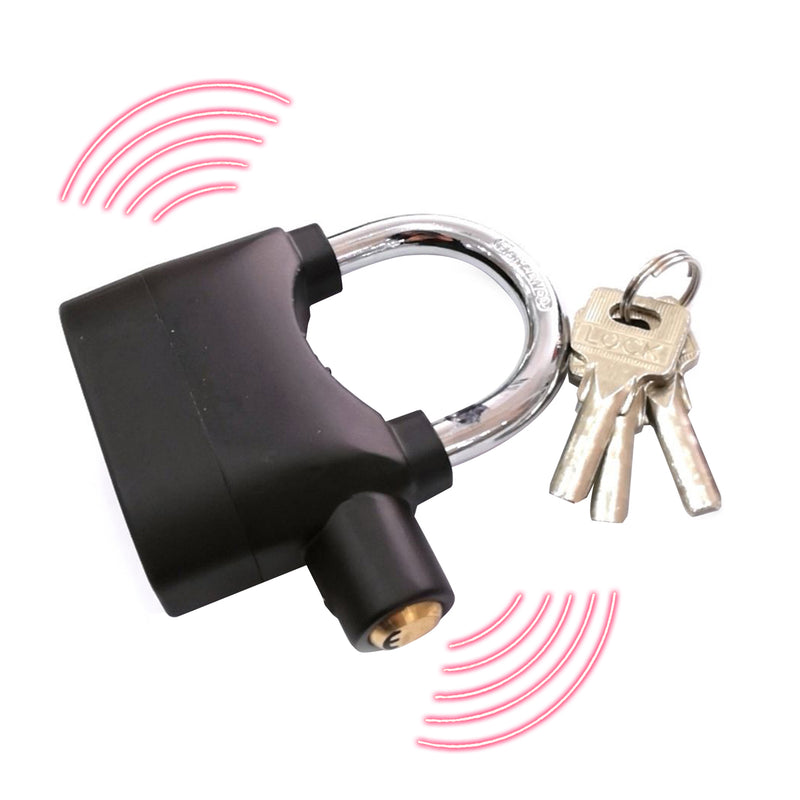 Candado de Seguridad con Alarma para Motos Bicicletas Scooters Puertas