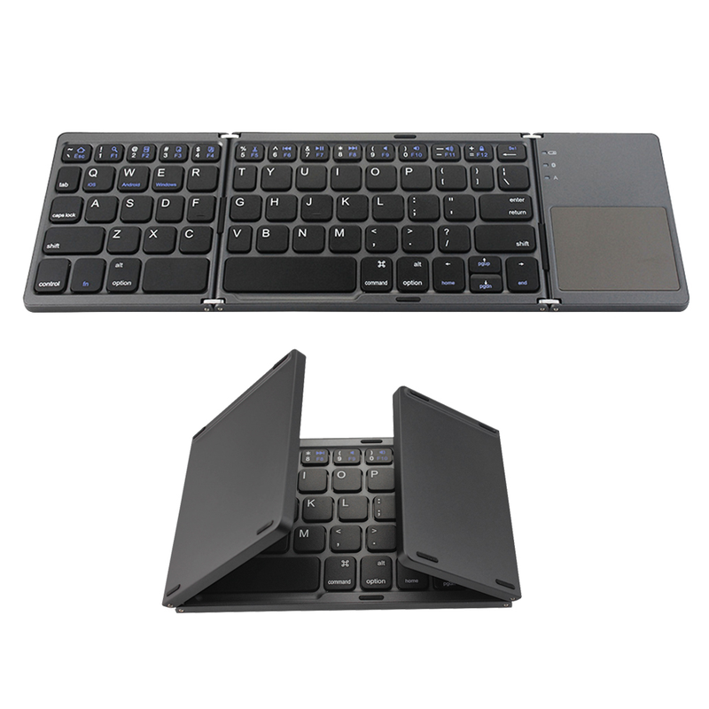 Teclado Bluetooth Plegable Compatible Con Celulares, Tablets, PC, Laptop