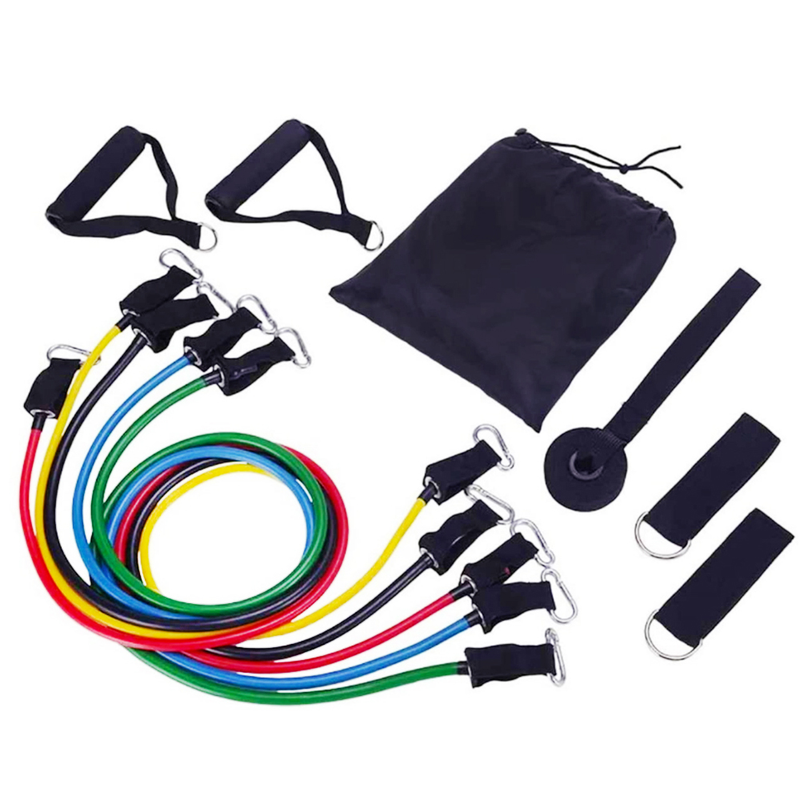Set 5 Bandas Elásticas de Resistencia Ligas Entrenamiento