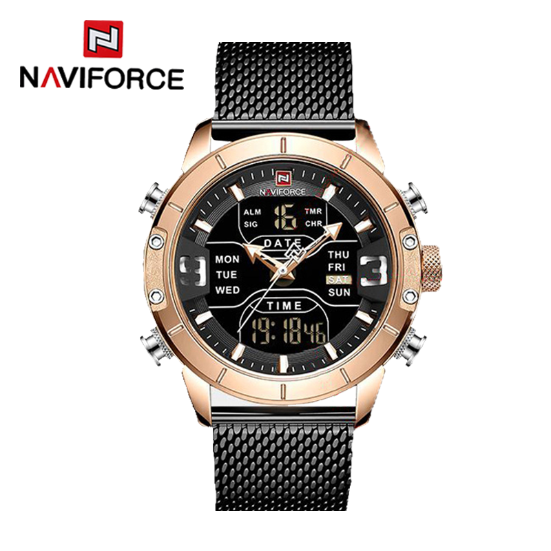 Reloj Naviforce NF9153M Analógico y Digital de Acero