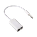 Adaptador Splitter 3.5mm 2 Salidas para Audifonos / Parlantes
