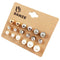 Set de 9 Pares de Aretes MOD DANZE