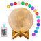 Lampara Luna 3D MOD14 Led Multicolor con Bateria