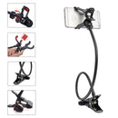 Sujetador Flexible para Celular con Base Metalica  - Ideal para cama o escritorio- Celulares hasta 6"