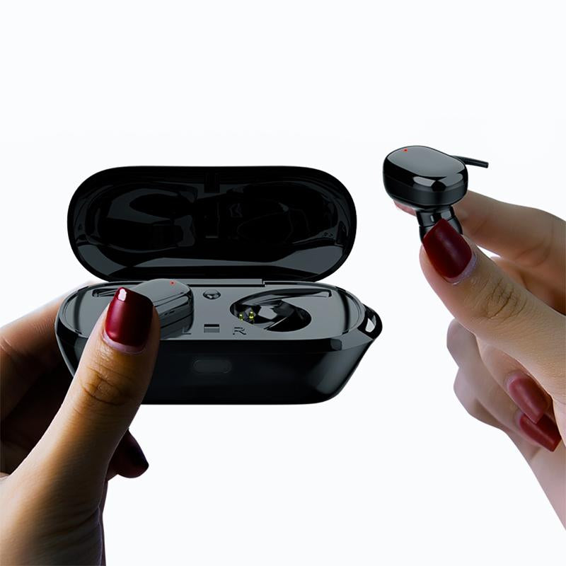 Handsfree Bluetooth 5.0 TWS T2C Con base de Carga Portatil - Resistente al sudor