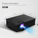 Proyector LED Unic UC68 De 1200 Lumenes Con WiFi