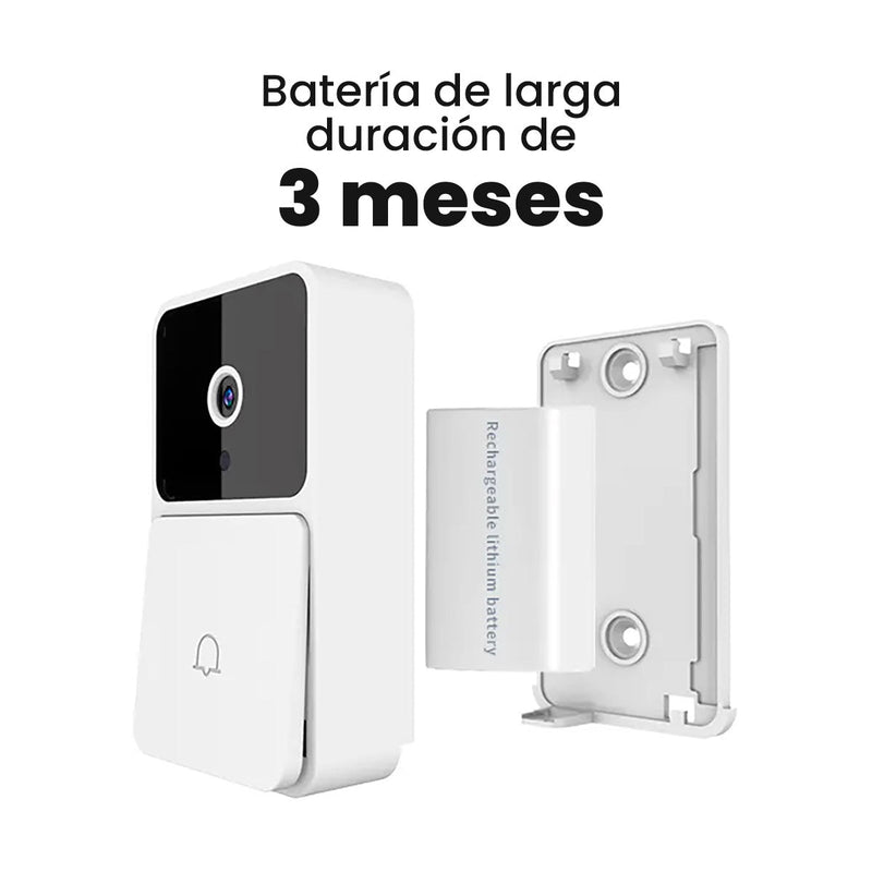 Timbre Inalambrico WIFI H9 - 3 meses de bateria