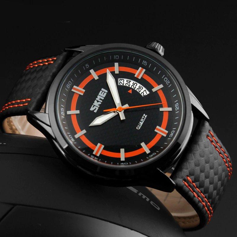 Reloj SKMEI 9116 Analogico de Cuero