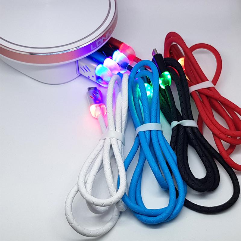 Cable Micro USB con Luz LED