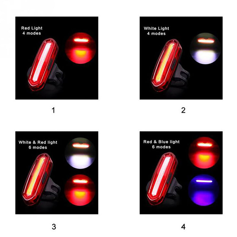 Luz LED para Bicicleta o Scooter con Bateria Recargable
