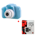 Camara de Fotos y Videos Ultrabyte para Niños + Memoria Kingston MicroSD 32GB Clase 10