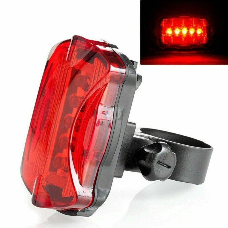 Pack: Luz LED frontal y trasera para bicicleta WJ-101