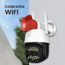 Camara IP 360º WiFi Sensor de Movimiento Vision Nocturna V380 Controla desde el Celular