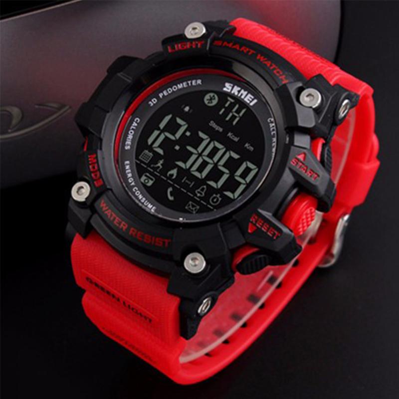 SmartWatch SKMEI 1227 Acuático Antigolpes Podómetro Contometro de Calorías