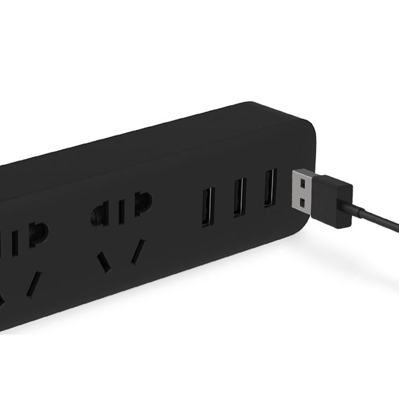 Regleta Xiaomi Mi Power Strip con 3 Enchufes Universales y 3 Puertos USB