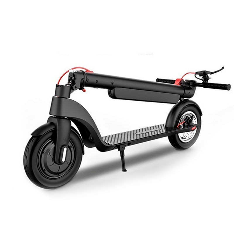 Scooter electrico X8 Motor 350W Bateria Panasonic 12,8Ah + Llantas 10 pulgadas  + Casco