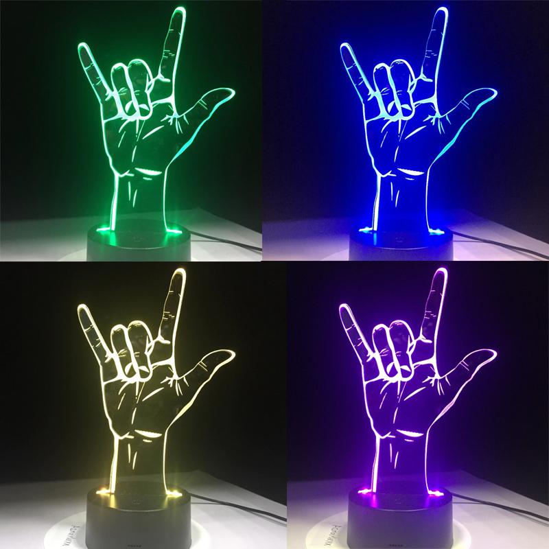 Lampara 3D MOD9 Rock & Roll