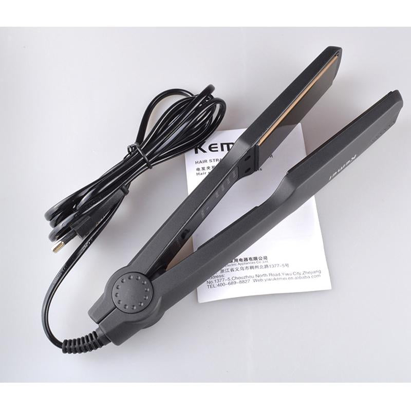 Plancha de Cerámica Kemei KM-329 Temperatura Maxima 220º C – MEJOR