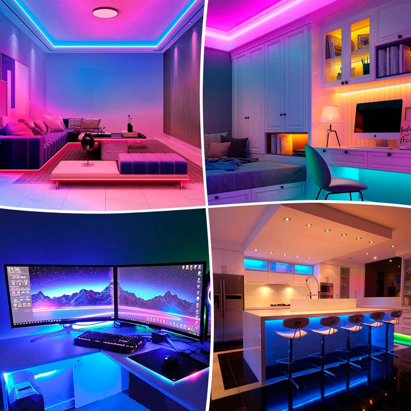 Tira de Luces LED WIFI 10 metros - Compatible con Alexa y Google Assistant - MOD3