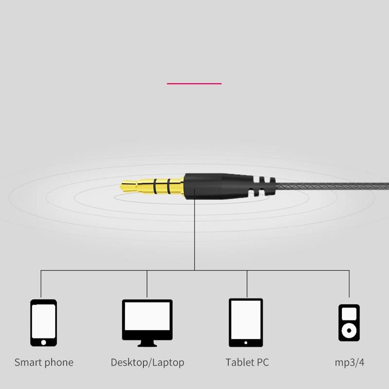 Audifonos DOUBLE TRUMPET - Dinamicos Intrauditivos con Cable Reforzado