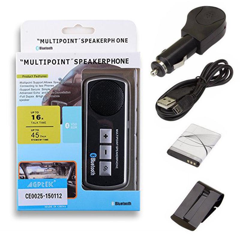 Receptor Bluetooth con Altavoz Para Auto - Manos Libres