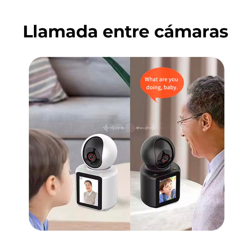 Camara Ip Wifi para Niños o Bebes Full Hd con Pantalla 2.8'