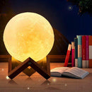 Lampara Luna 3D MOD14 Led Multicolor con Bateria