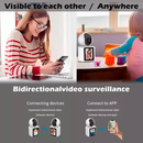 Camara Ip Wifi para Niños o Bebes Full Hd con Pantalla 2.8'