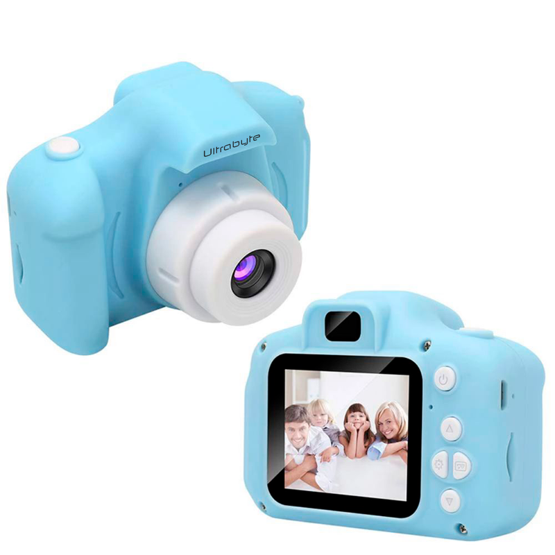 Camara de Fotos y Videos Ultrabyte para Niños + Memoria Kingston MicroSD 32GB Clase 10