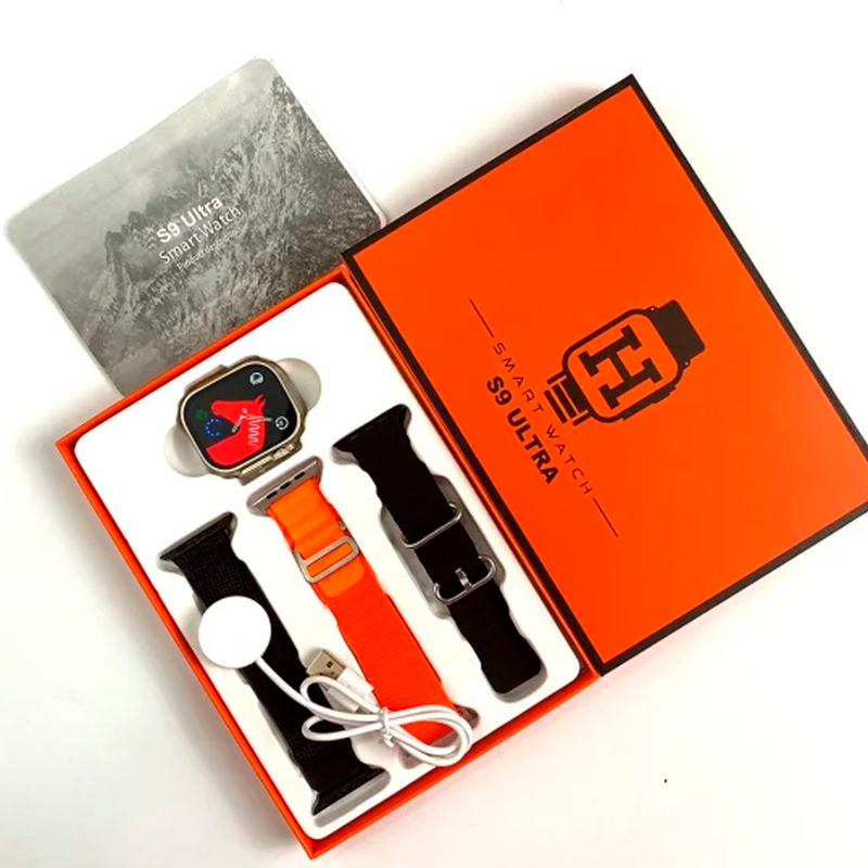 Smartwatch S9 Ultra Set 3 Correas Resistencia Acuatica IP67 - Reloj inteligente