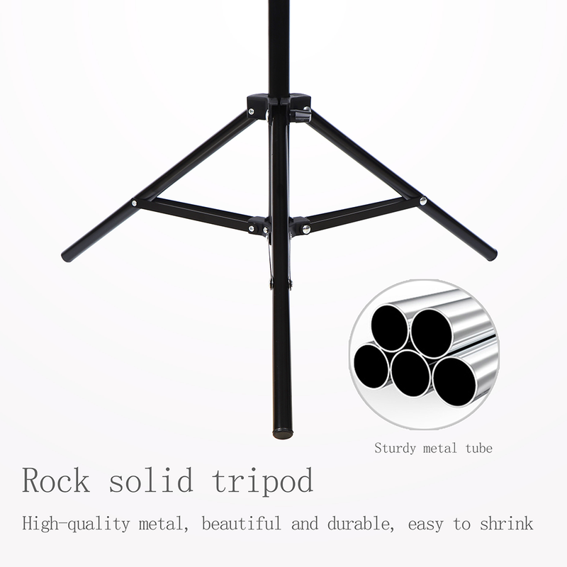 Aro De Luz LED 26cm + Trípode + 3 Porta Celular + 1 Porta Micrófono + 1 Bandeja K10-120DZ