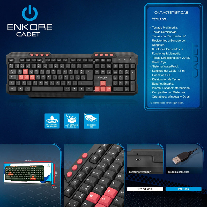 Teclado Enkore ENK515